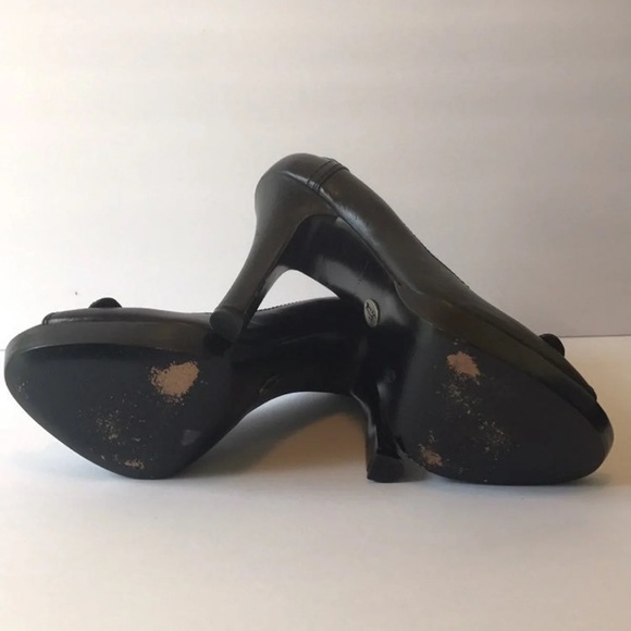 Frye Gail Peep Toe Platform Heels - Picture 4 of 6